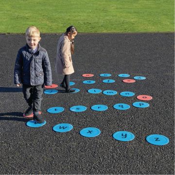 Lowercase Alphabet Indoor/Outdoor Spots - Pack of 26