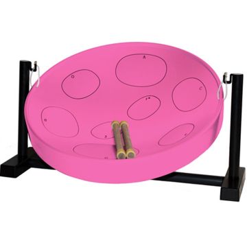 Jumbie Jam Table Top Steel Pan - Pink