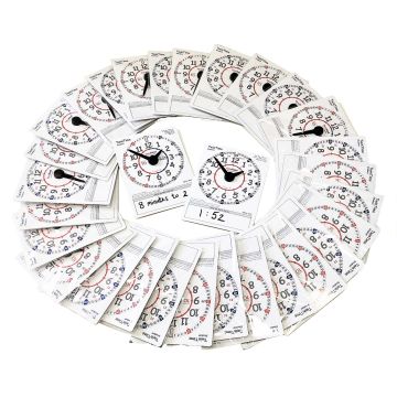 EasyRead Pupil Clock Cards Class Pack