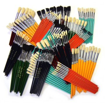 Assorted Paint Brush Bumper Pack - Pack of 150
