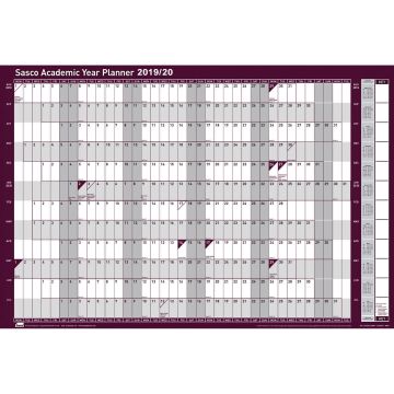 Academic & Year View Wall Planner