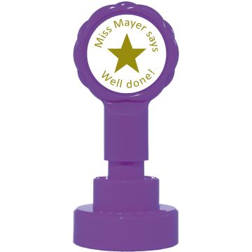 Personalised Stamps - Gold Star