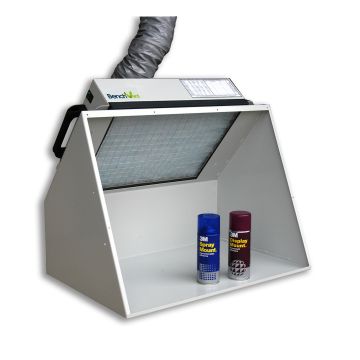 BenchVent BV200H-D Hooded & Ducted Extraction Spray Booth - A2