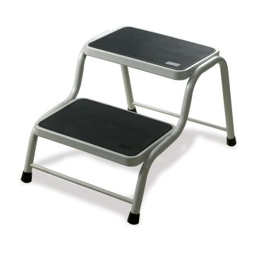 Steel Static Handy Steps - 2 Tread