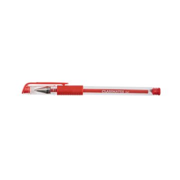 Classmates Gell Rollerball Rollerball Pen - Red - Pack of 10