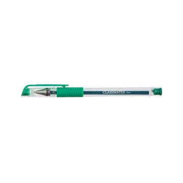Classmates Gell Rollerball Rollerball Pen - Green - Pack of 10