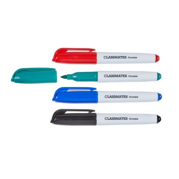 Classmates Mini Whiteboard Pens Assorted Bullet Tip - Pack of 36