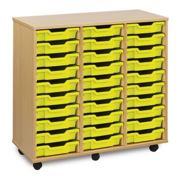 30 Shallow Tray Unit - Lime Trays