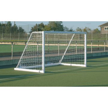Harrod Sport 3G Portagoal - 12 x 6ft (7v7) - White - Pair
