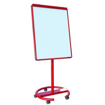 Mobile Easel with Round Base - Red