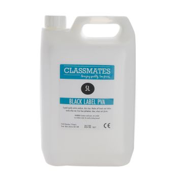 Classmates PVA Glue - Black Label - 5 Litre