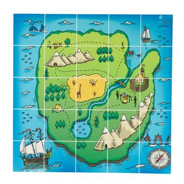 EaRL Treasure Island Map Mat 