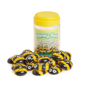 Honey Bee Number Stones