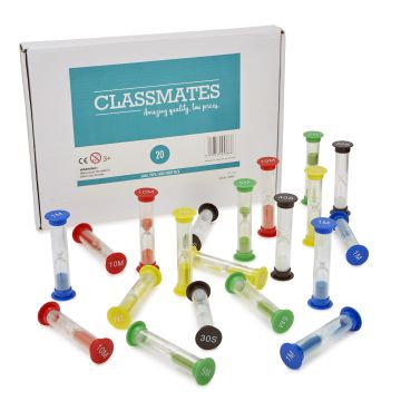 Classmates Small Pupil Sand Timer Pack of 20