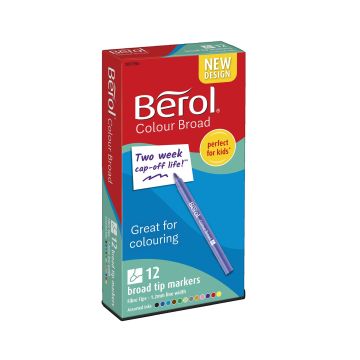 Berol Colourbroad Pens - Pack of 12