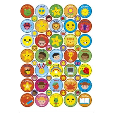 Assorted Reward Stickers 38mm and 10mm