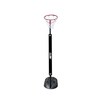 NET1 Telescopic Netball Post with Base - Black