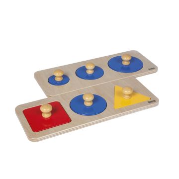 Nienhuis Montessori - Multiple Shape Puzzles - Set of 2