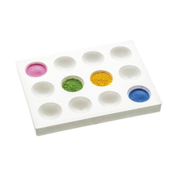 Spotting Tile Plastic With 12 Cavities - Pack of 10
