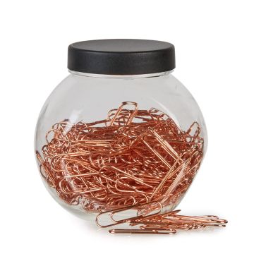 Classmates Rose Gold Paperclips - Pack of 250