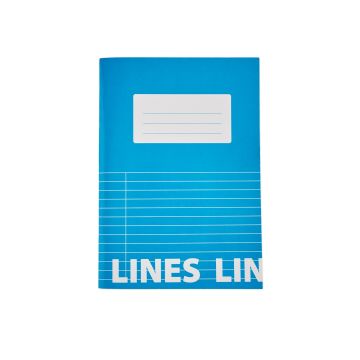Classmates A5 Tough Cover Exercise Books 80 Page 8mm Ruled With Margin Light Blue - Pack of 50