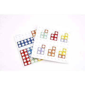 Numicon Number Bond Overlays For Base Board