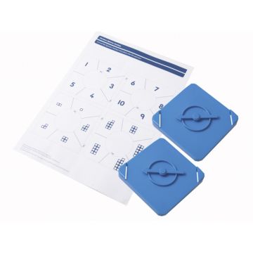 Numicon Spinners With Overlays - Set of 2