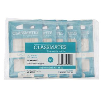Tapestry Needles - Sizes 18 - 22 - Pack of 5