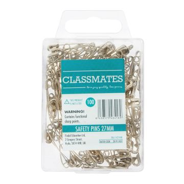 Safety Pins 27mm - Pack of 100