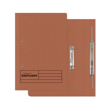 Eastlight Transfer Spring Files Foolscap - Orange - Pack of 50