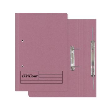 Eastlight Transfer Spring Files Foolscap - Pink - Pack of 50