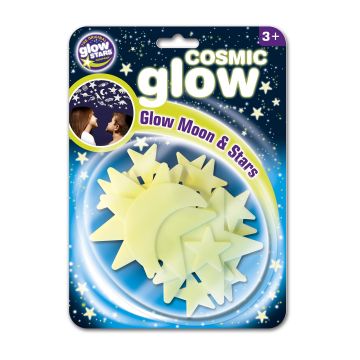 Cosmic Glow Moon & Stars