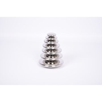 TickiT Sensory Reflective Silver Buttons - Pack of 7