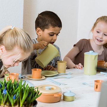 Bioplastic Dinner Set - Pack of 79