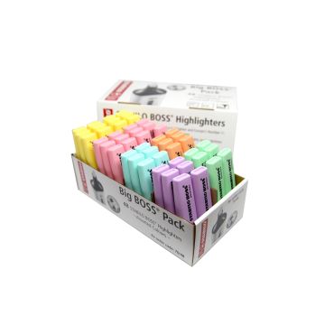 Stabilo BOSS Pastel Highlighters Assoted - Pack of 48