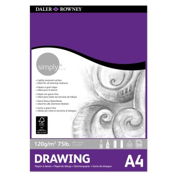 Daler-Rowney Simply Drawing Pad - A4