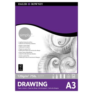 Daler-Rowney Simply Drawing Pad - A3