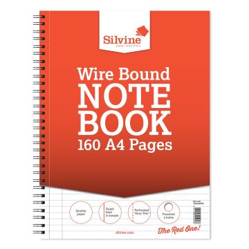 Silvine Sidebound A4 Notepad Pad - Pack of 6