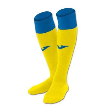 Joma Calcio Socks - 1 Pair - Yellow/Royal - Size 12-1.5