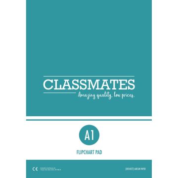Classmates Plain Flipchart Pads - Pack of 10