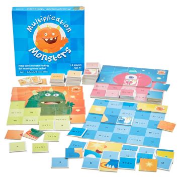 Multiplication Monsters Game - Set 1