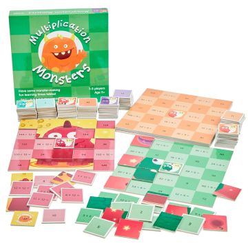 Multiplication Monsters Game - Set 2