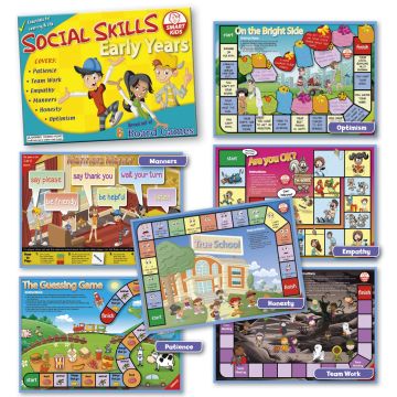 6 Social Skills Board Games Early Years - EYFS and KS1