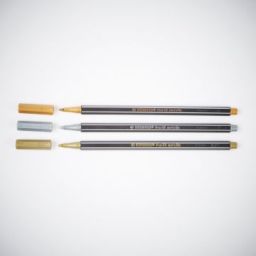 Stabilo Metallic Pens - Pack of 3