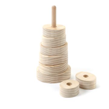 Wooden Oval Stacker 