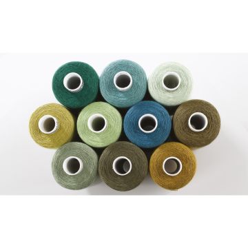 SureStitch 1000m Reel Mixed Packs - Greens - Pack of 10