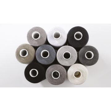 SureStitch 1000m Reel Mixed Packs - Black Grey & White - Pack of 10