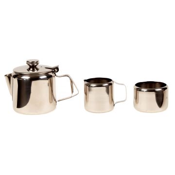 Metal Tea Milk Sugar Set