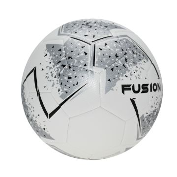 Precision Fusion Football - Size 5 - White/Silver - Pack of 8