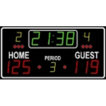 Multi Sport Scoreboards - 1200 x 700 x 70mm - Black